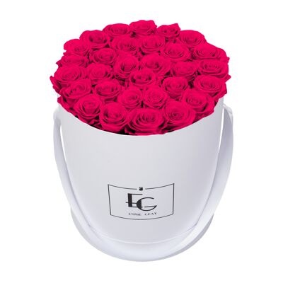Classic Infinity Rose Box | hot pink | L