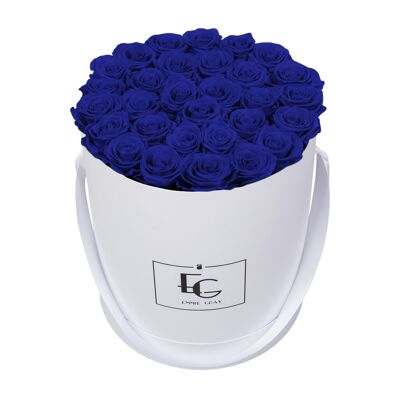 Classic Infinity Rose Box | Ocean Blue | L