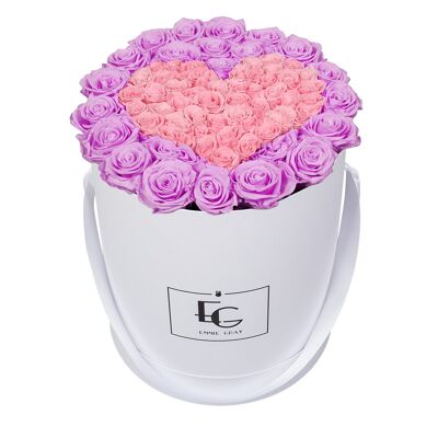 Cuore Simbolo Infinity Rosebox | Baby Lilli e rosa da sposa | l