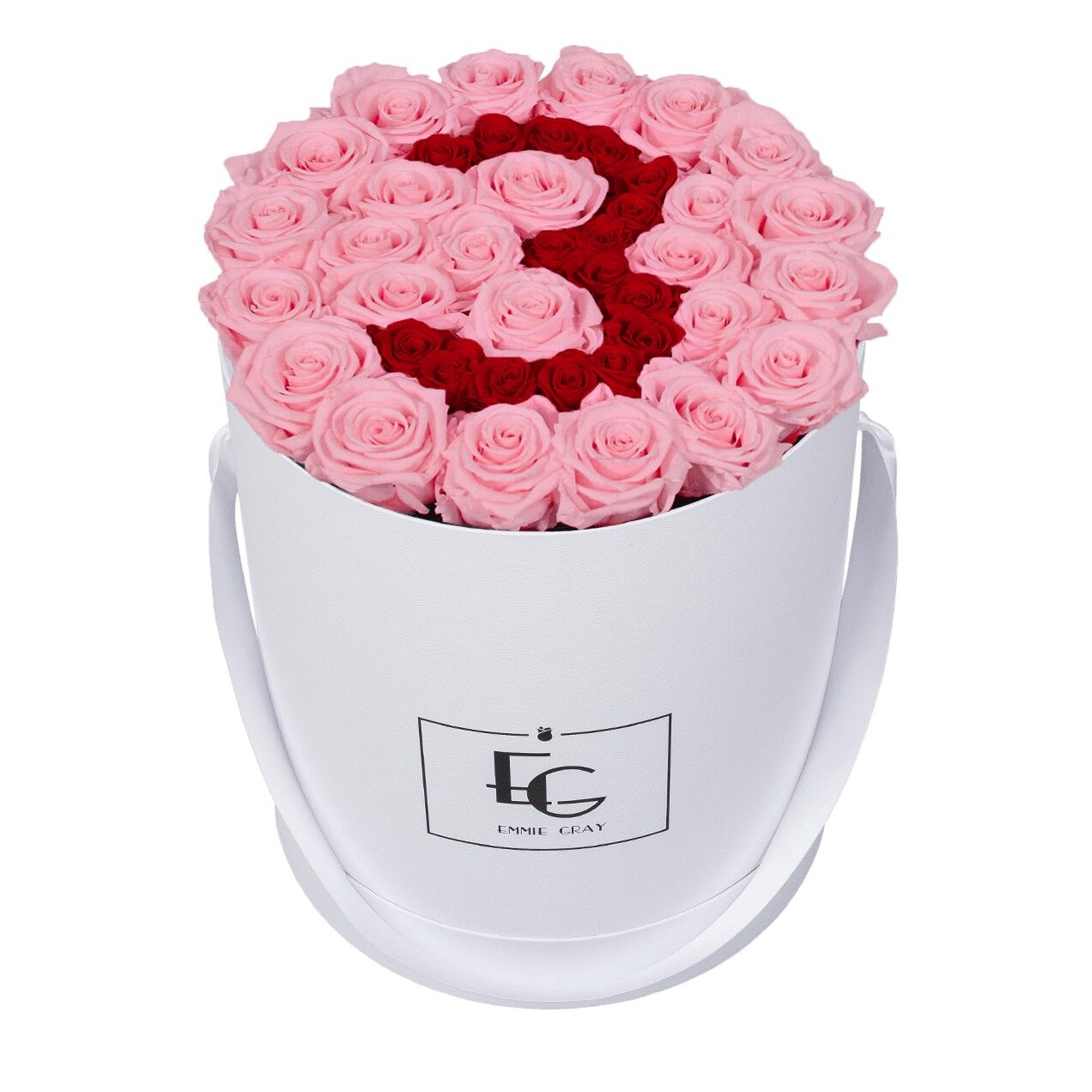 Rosebox numero infinito | Rosa da sposa e rosso vivo | l