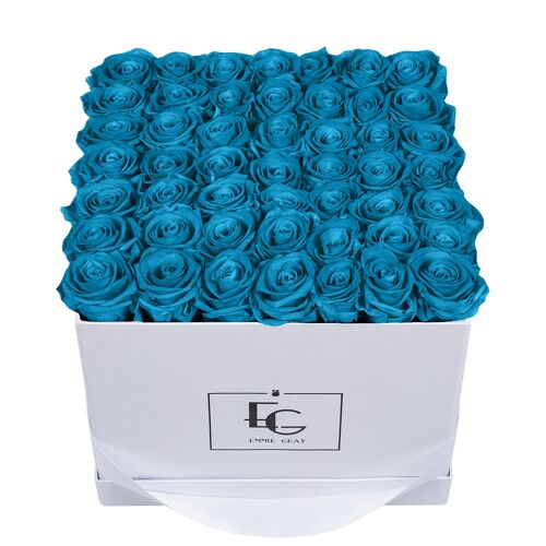 Classic Infinity Rosebox | Aquamarine | L