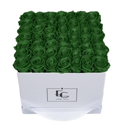 Classic Infinity Rose Box | Emerald Green | L