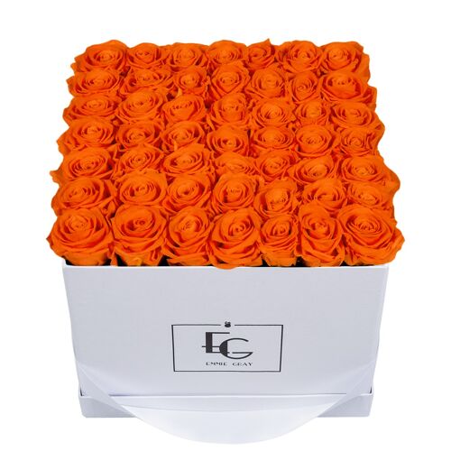 Classic Infinity Rosebox | Orange Flame | L