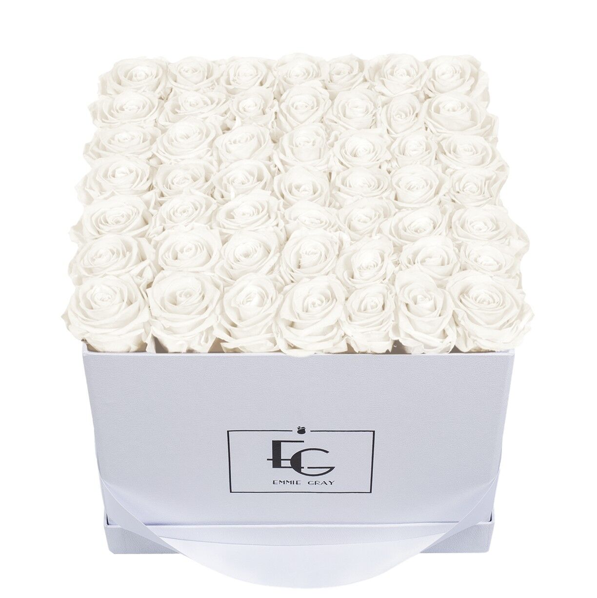 Scatola classica rosa infinita | Bianco puro | l