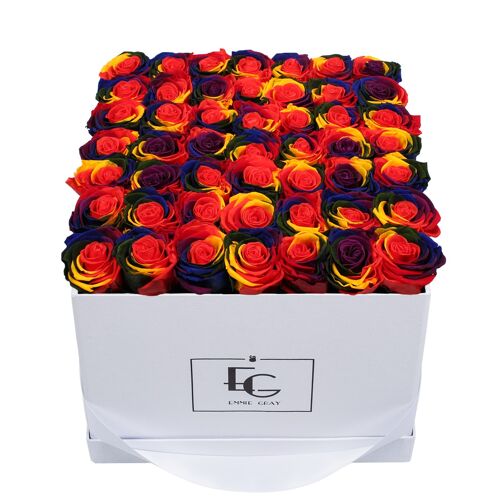 Classic Infinity Rosebox | Rainbow | L