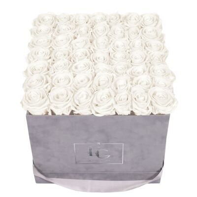 Classic Infinity Rose Box | Pure White | L