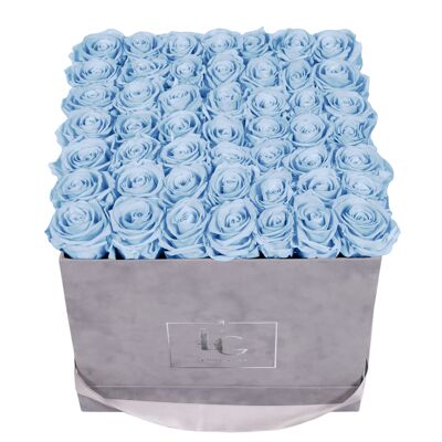 Classic Infinity Rose Box | Baby Blue | L