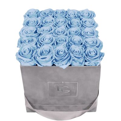 Classic Infinity Rose Box | Baby Blue | M