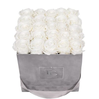 Classic Infinity Rose Box | Pure White | M