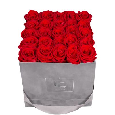 Classic Infinity Rose Box | Vibrant Red | M