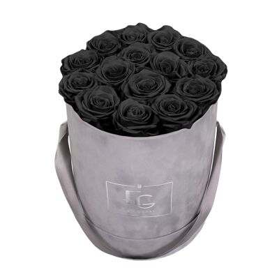 Classic Infinity Rose Box | Black Beauty | M