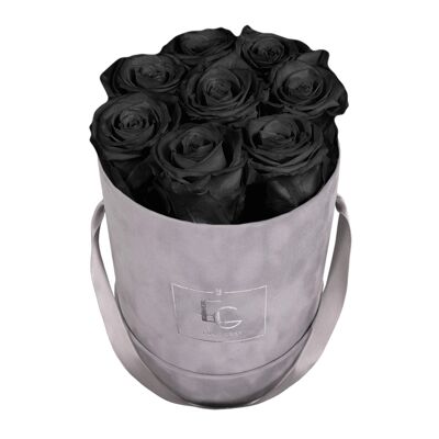 Classic Infinity Rose Box | Black Beauty | S