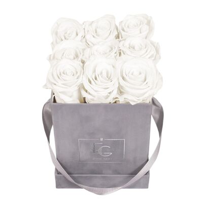 Classic Infinity Rose Box | Pure White | S