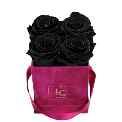 Classic Infinity Rose Box | Black Beauty | XS
