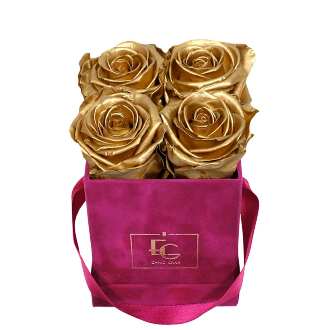 Scatola classica rosa infinita | oro | XS