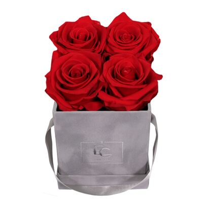 Classic Infinity Rose Box | Vibrant Red | XS