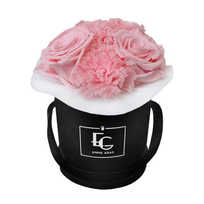 Splendid Carnation Infinity Rosebox | Bridal Pink | XS