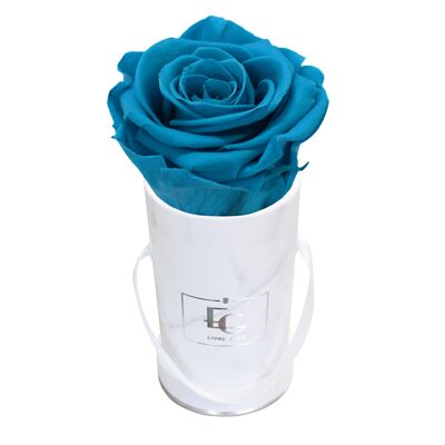 Classic Infinity Rose Box | Aquamarines | XXS