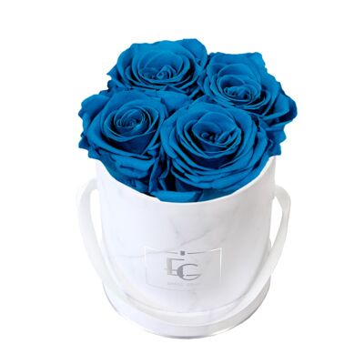 Classic Infinity Rose Box | Aquamarines | XS