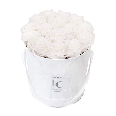 Classic Infinity Rose Box | Pure White | M