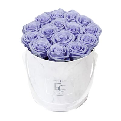 Classic Infinity Rose Box | Cool Lavender | M