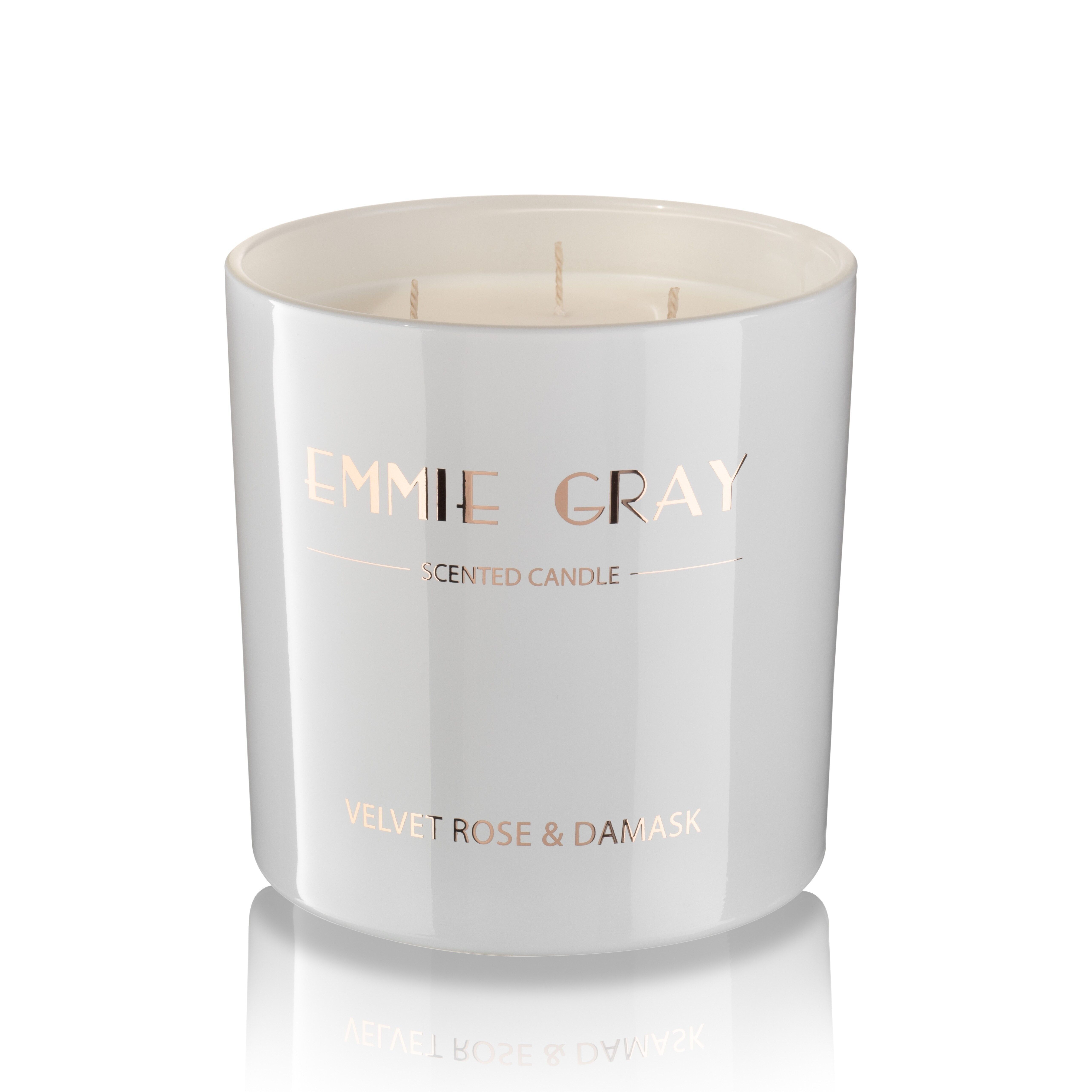 Candela profumata | Velluto rosa e damasco | l