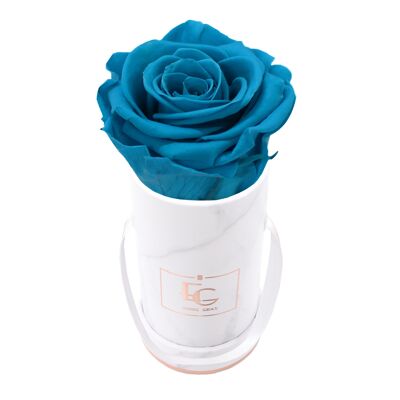Classic Infinity Rose Box | Aquamarines | XXS