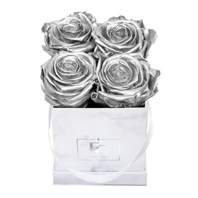 Classic Infinity Rose Box | Silver | XS