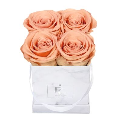 Classic Infinity Rose Box | Perfect Peach | XS