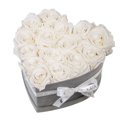 Classic Infinity Rose Box | Pure White | M