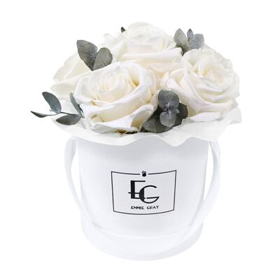 Splendid Eucalyptus Infinity Rosebox | Pure White | XS