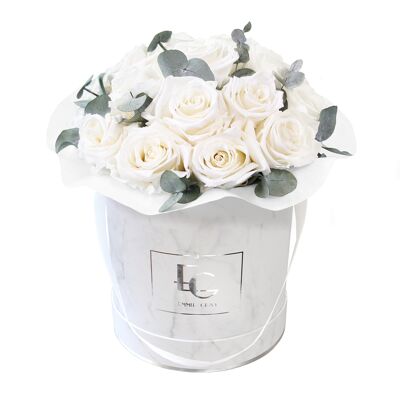 Splendide Rosebox Eucalyptus Infinity | Blanc pur | M