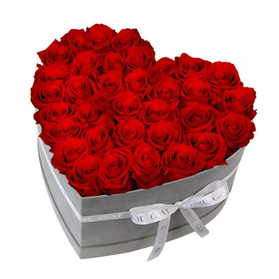 Classic Infinity Rose Box | Vibrant Red | L