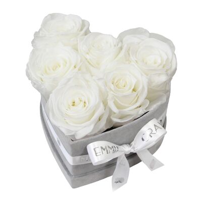 Classic Infinity Rosebox | Pure White | S