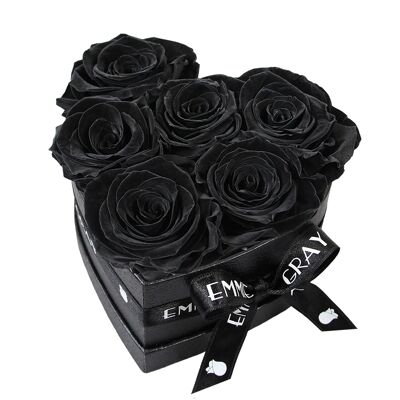 Classic Infinity Rose Box | Black Beauty | S