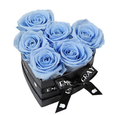 Classic Infinity Rose Box | Baby Blue | S