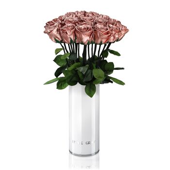 Ensemble de vases classiques | or rose | 15 ROSES