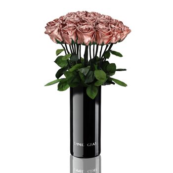 Ensemble de vases classiques | or rose | 15 ROSES