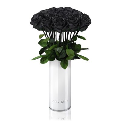 Ensemble de vases classiques | Beauté noire | 15 ROSES