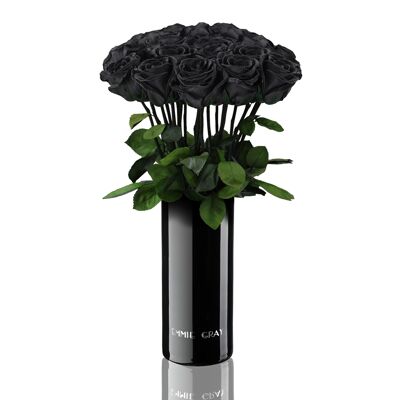 Ensemble de vases classiques | Beauté noire | 15 ROSES