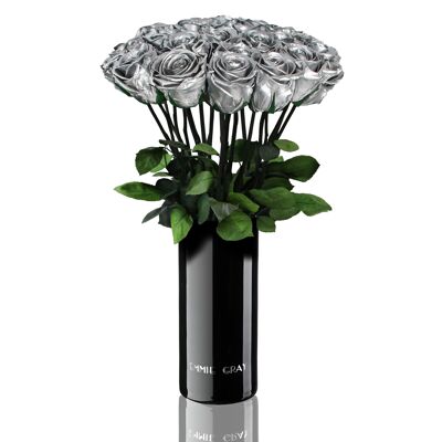 Classic Vase Set | Silver | 15 ROSES