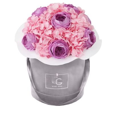 Splendid Peony Mix Infinity Rosebox | Lilli bebé y rosa nupcial | S