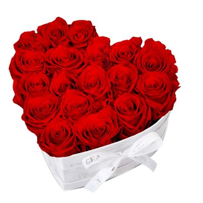 Classic Infinity Rose Box | Vibrant Red | M