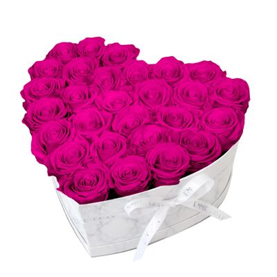 Classic Infinity Rose Box | hot pink | L