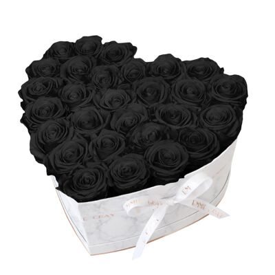 Classic Infinity Rose Box | Black Beauty | L