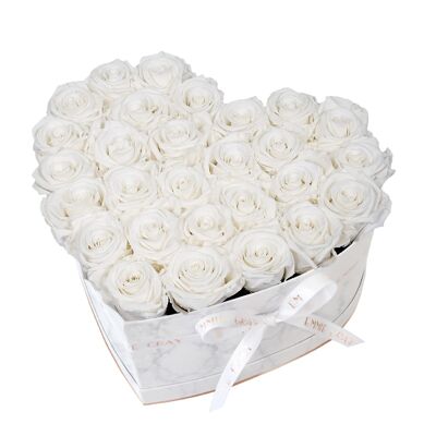 Boîte Rose Infini Classique | Blanc Pur | L