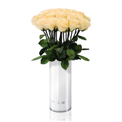 Ensemble de vases classiques | Champagne | 15 ROSES