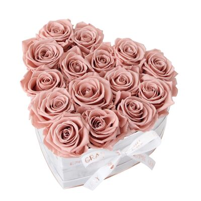 Classic Infinity Rose Box | Antique Pink | M