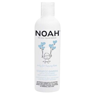 NOAH – Shampoo per Bambini per Lavaggi Frequenti con Latte e Zucchero 250ML