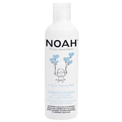 NOAH – Shampoing Enfants pour Lavage Fréquent au Lait et au Sucre 250ML